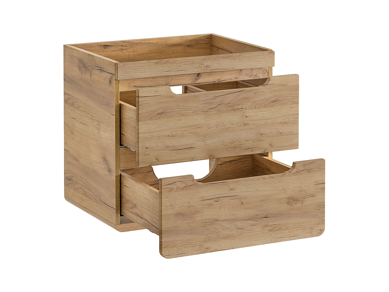 Meuble sous vasque suspendu coloris naturel - 60 cm - ARUBA