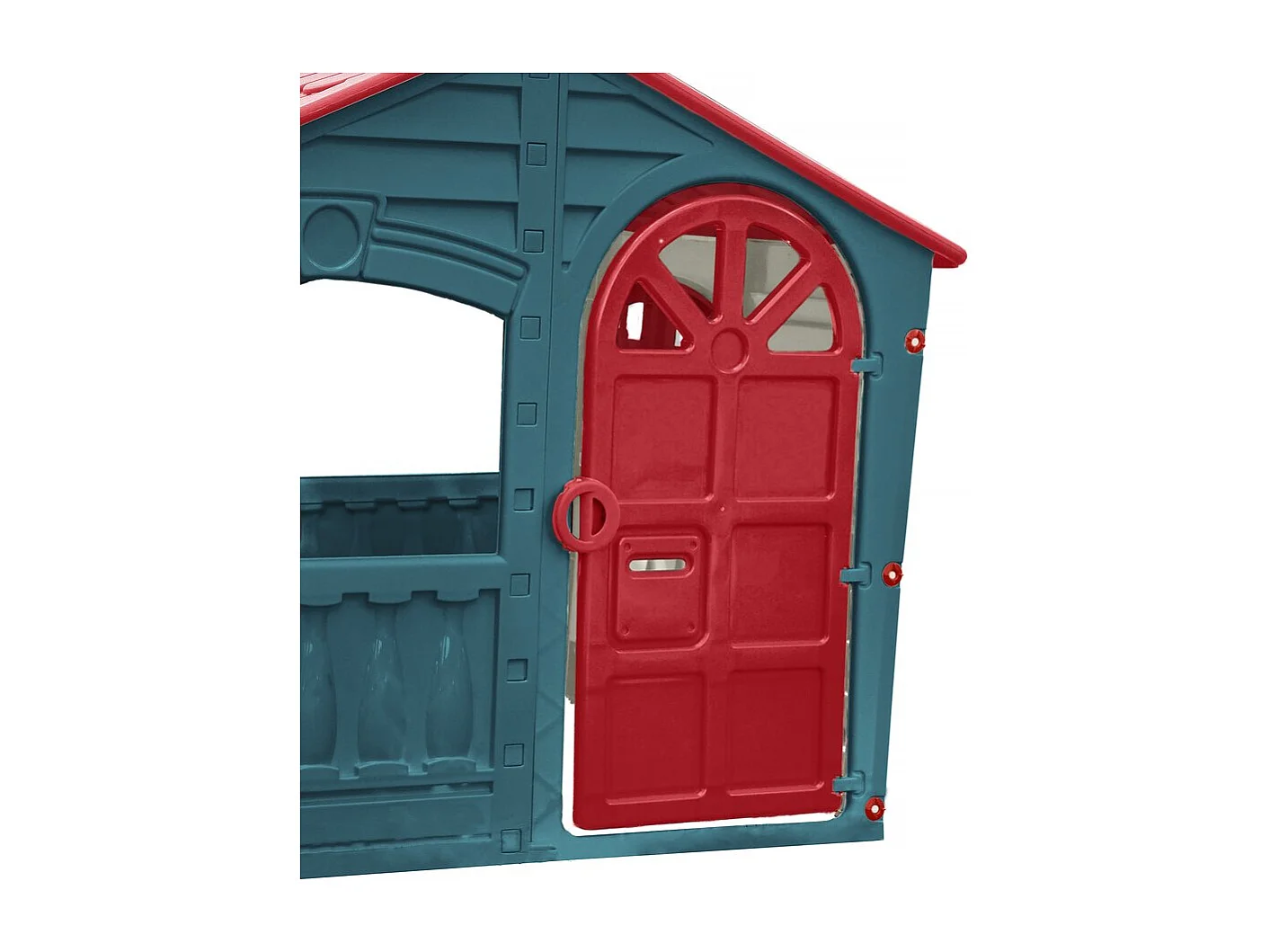 Cabane enfant en plastique  "FUN" - 140 x 111 x 115 cm - Bleu