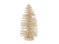 Árbol de Navidad de madera blanca 12*12*23 cm