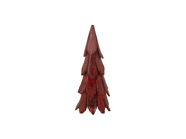Árbol de Navidad de madera roja 35*35*70 cm