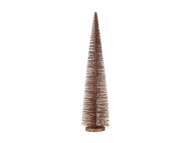 Albero di Natale artificiale in plastica marrone 15*15*61 cm