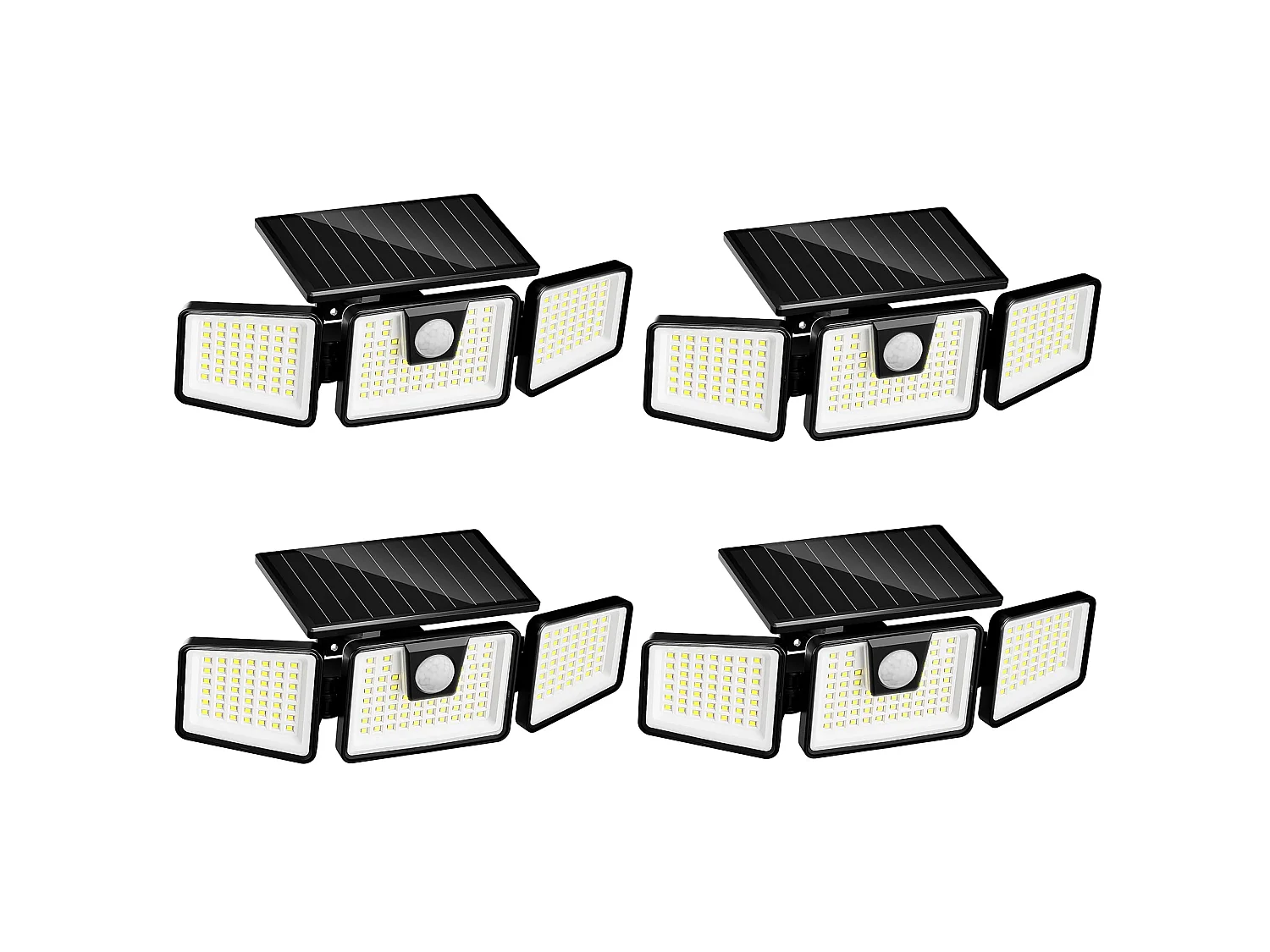 4 Projecteurs solaires sensor FALCON 800LM
