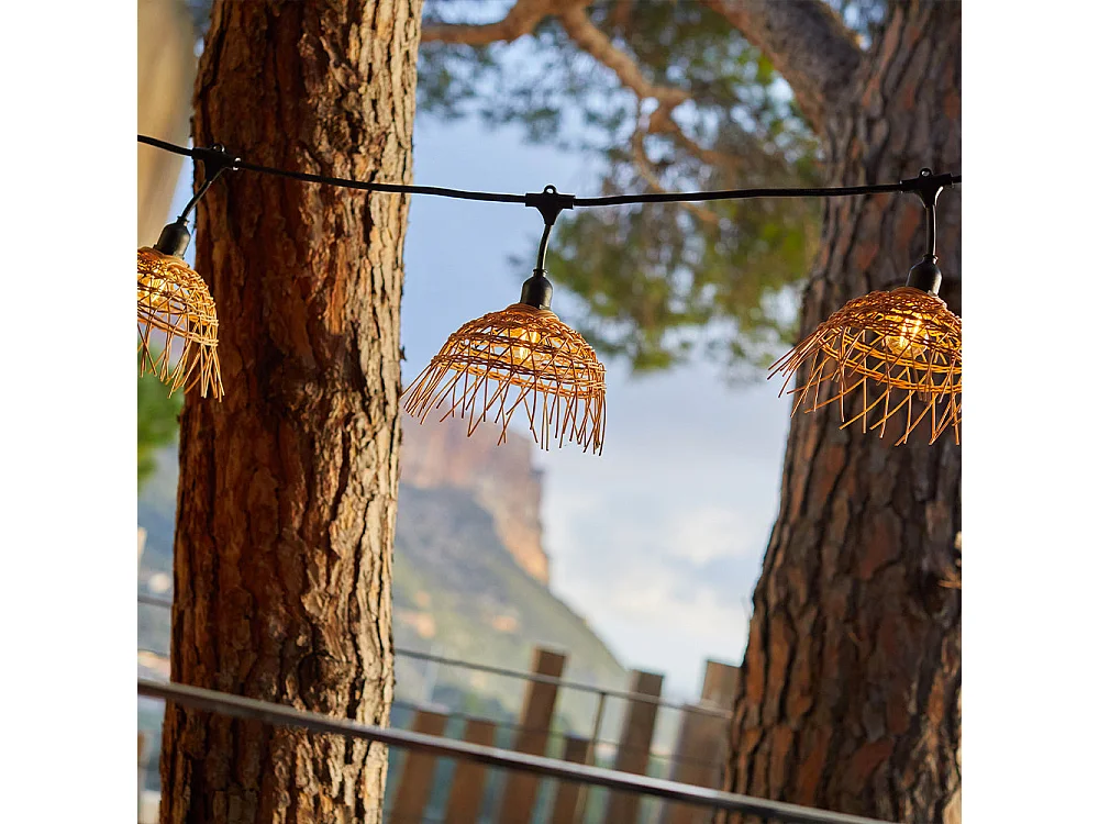 Guirlande connectable HAWAII 60 ampoules E27 26M