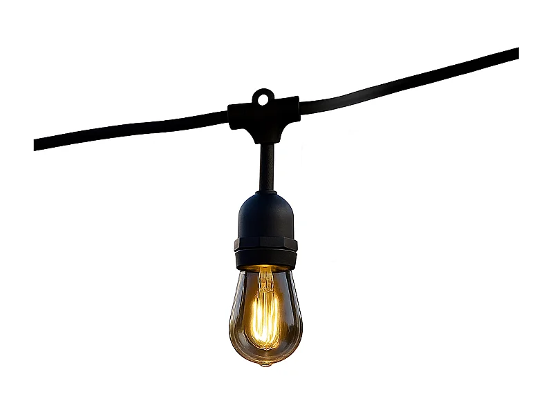 Lot de 6 guirlandes MAFY Noir caoutchouc 6M