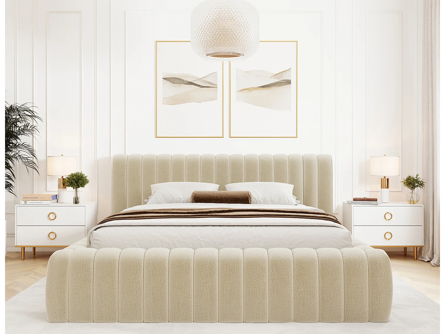 Letto Joya S (140x200)/Tessuto/Antracite