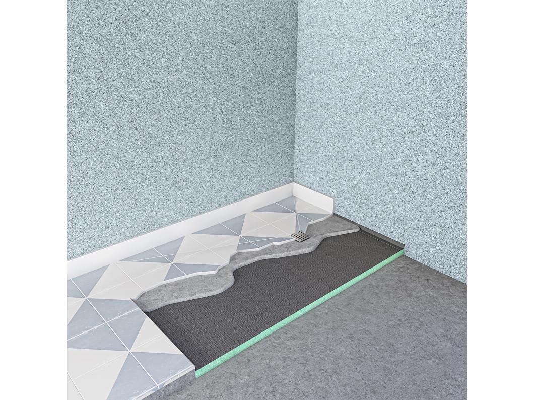 AICA Base de duche XPS com acessórios de drenagem,placa de isolamento à prova d'água,painel de construção,900x900x40mm