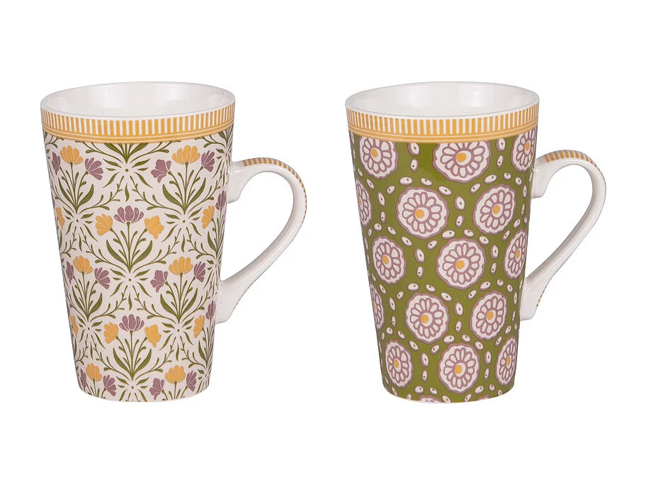 Coffret de 2 mugs Chester 46 cl