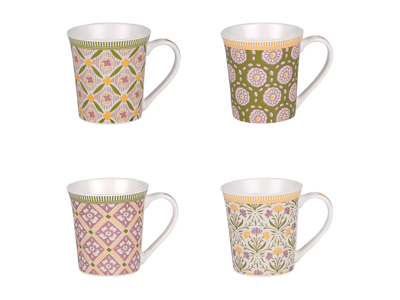 Coffret de 4 mugs Chester 38 cl