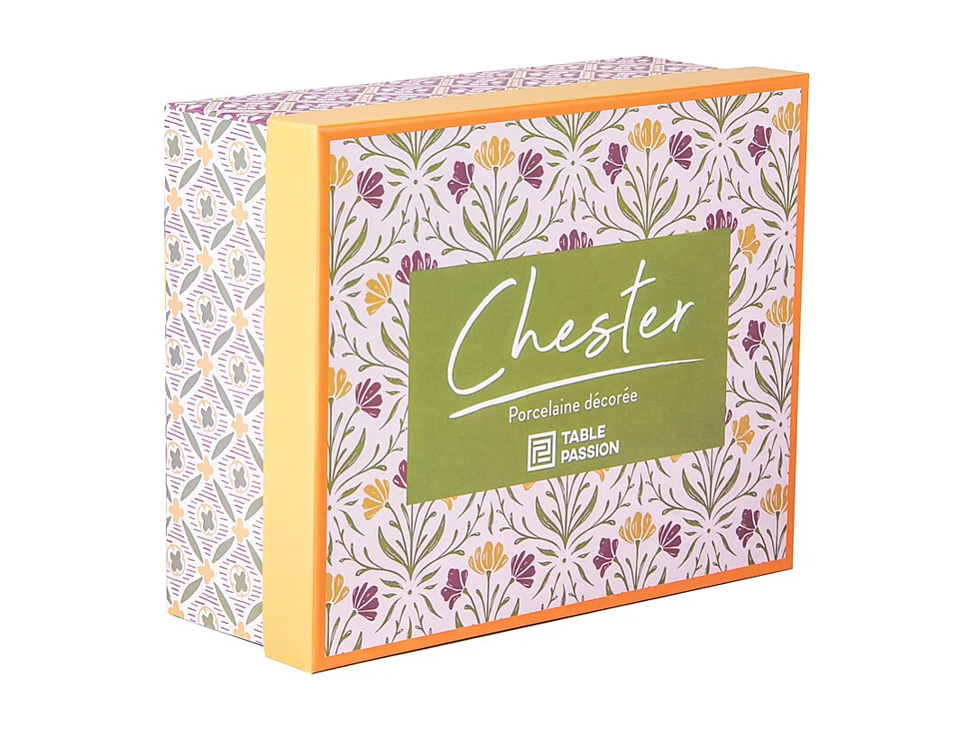 Coffret de 4 mugs Chester 38 cl