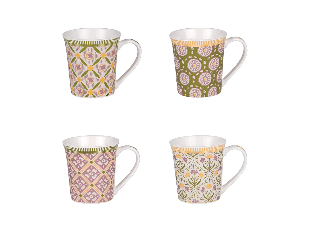 Coffret de 4 mugs Chester 38 cl