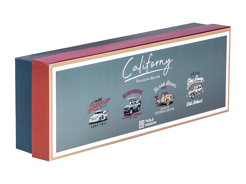 Coffret de 8 tasses Californy 10 cl