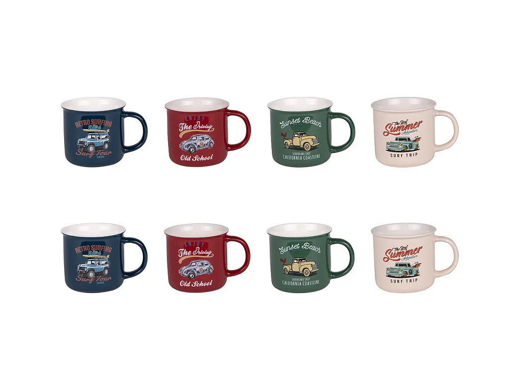 Coffret de 8 tasses Californy 10 cl