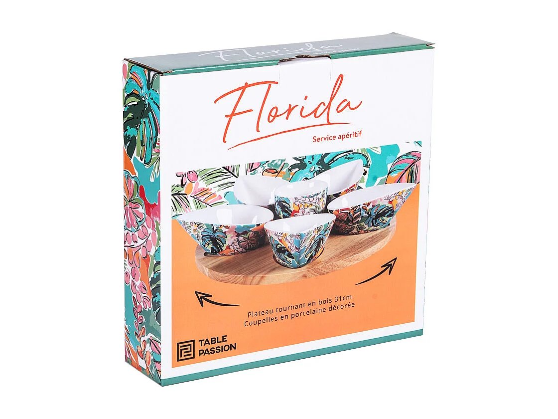 Service apéritif 6 pièces Florida