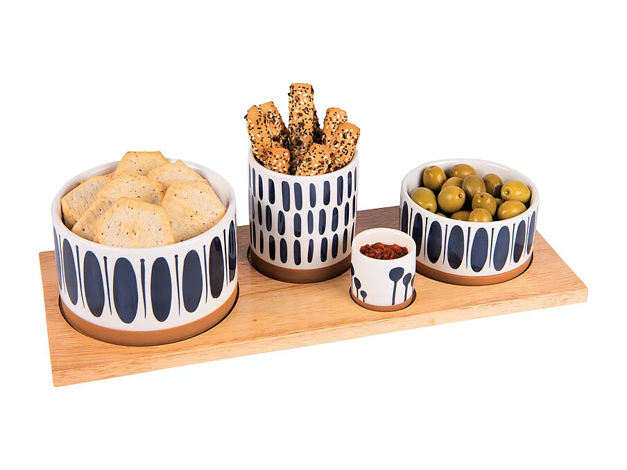 Service apéritif 4 pièces Mikonos