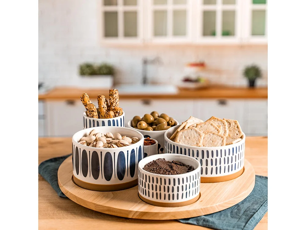 Service apéritif 6 pièces Mikonos