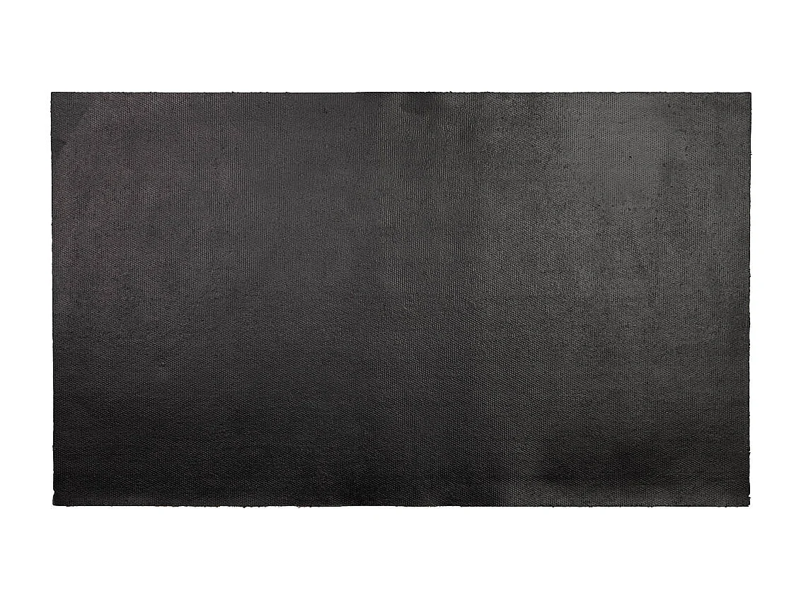 Felpudo fibra natural y goma marron 45x75x1,5