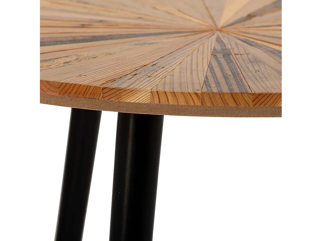 Brauner StandgarderobenstÃ¤nder aus Holz, 31x44x179hcm