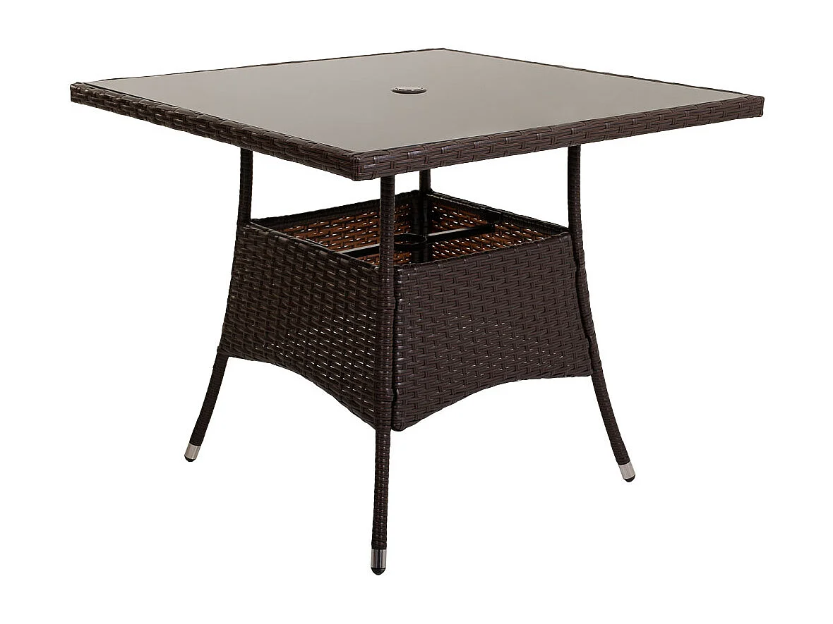 Set tavolo nero e 4 sedie