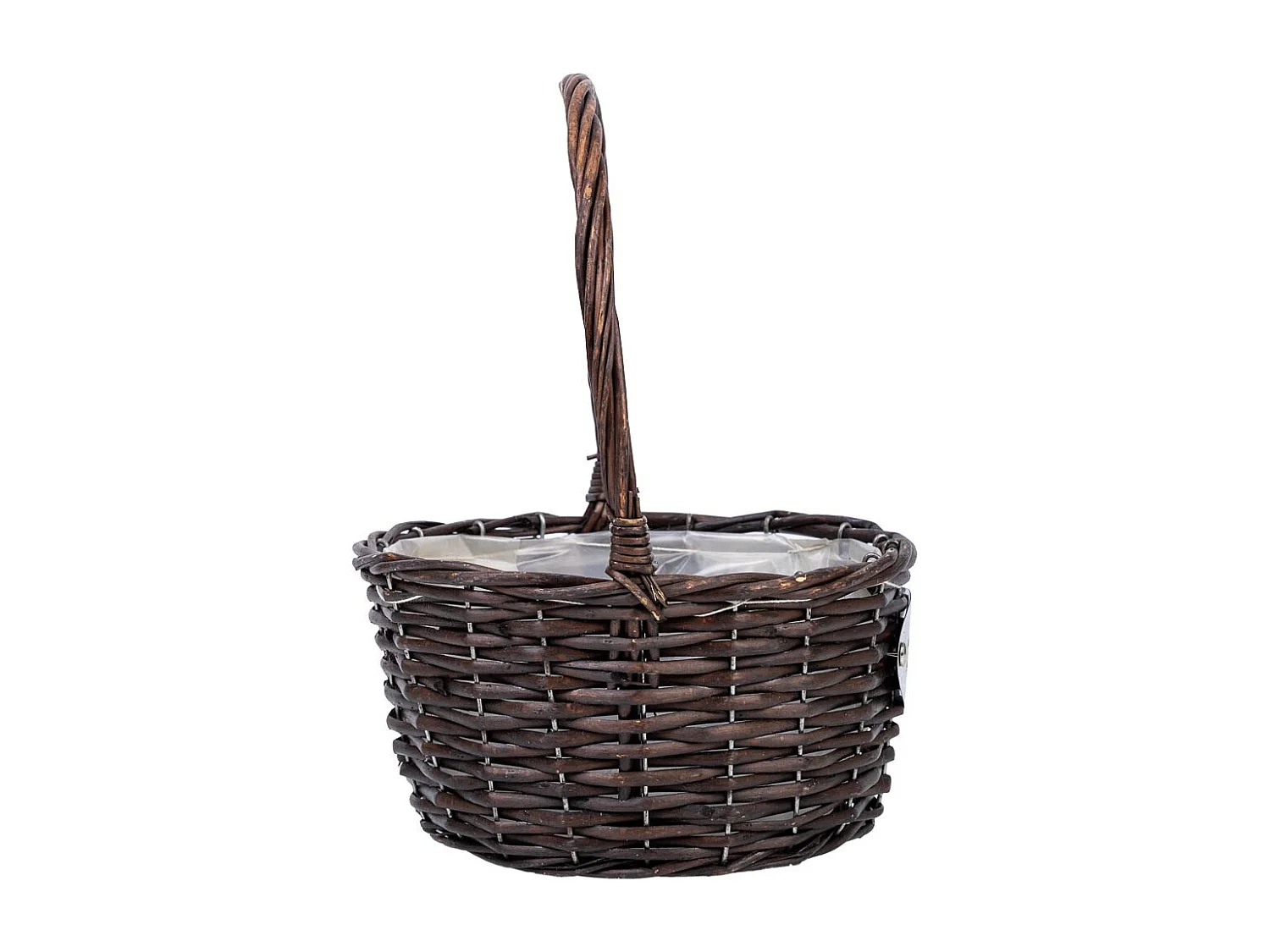 Cesta de mimbre marrón d23x29