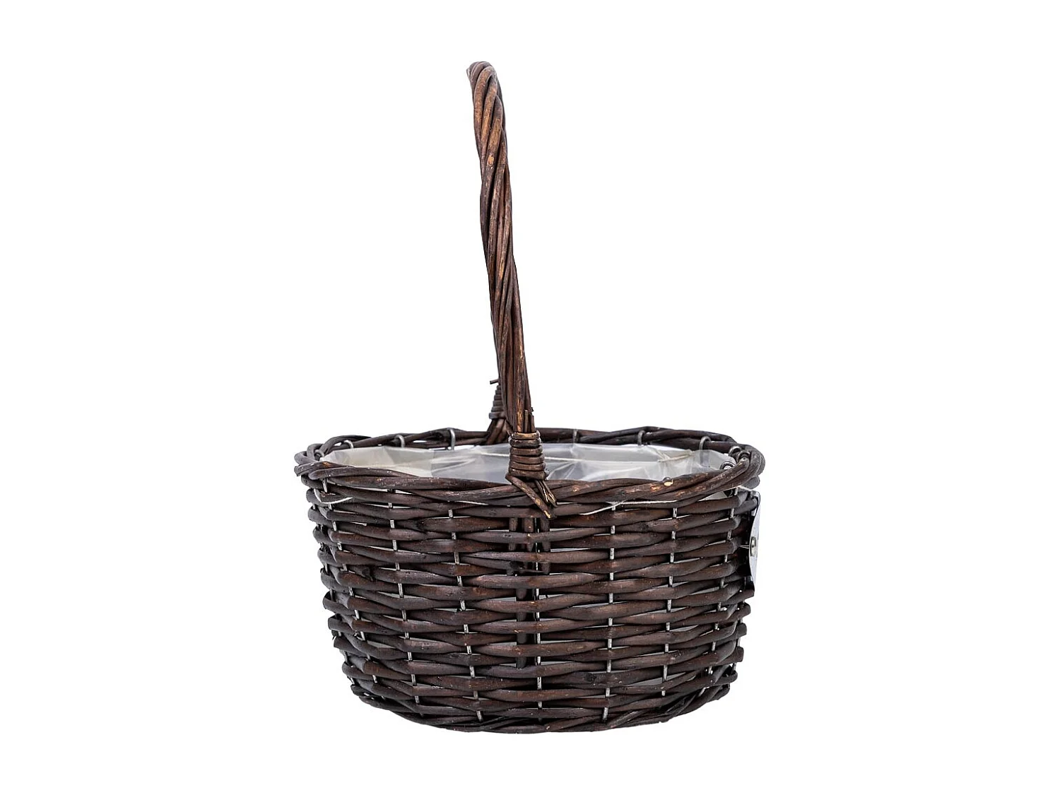 Cesta de vime marrom d23x29