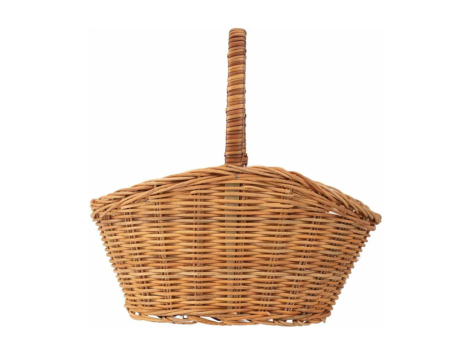 Cesta oval de medula marrón 25x17x13-25