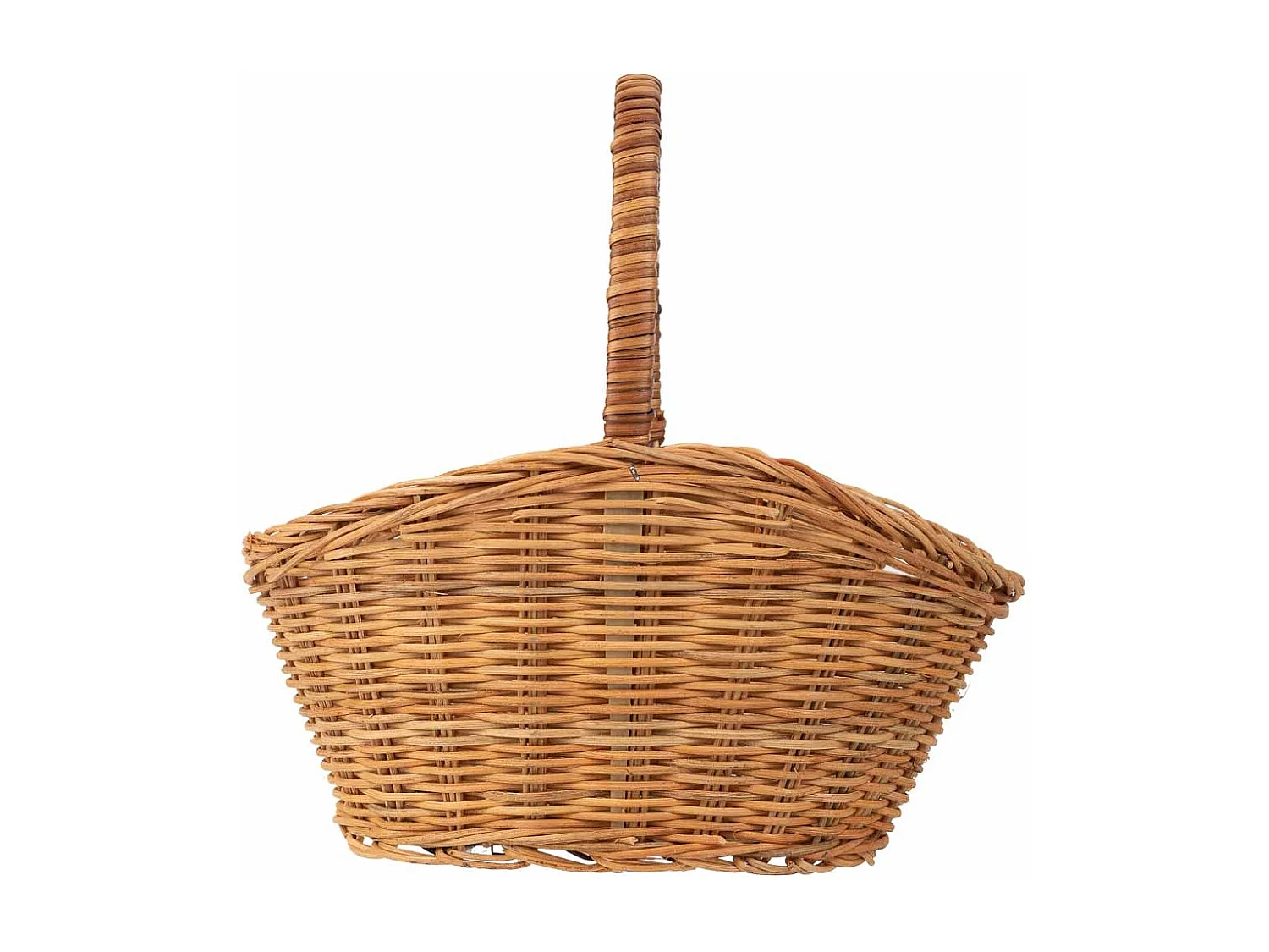 Cesta oval de medula marrón 25x17x13-25