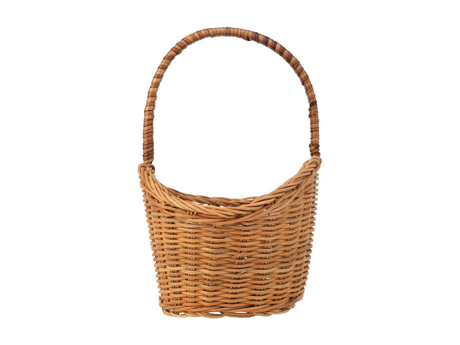 Cesto oval marrom 25x17x13-25