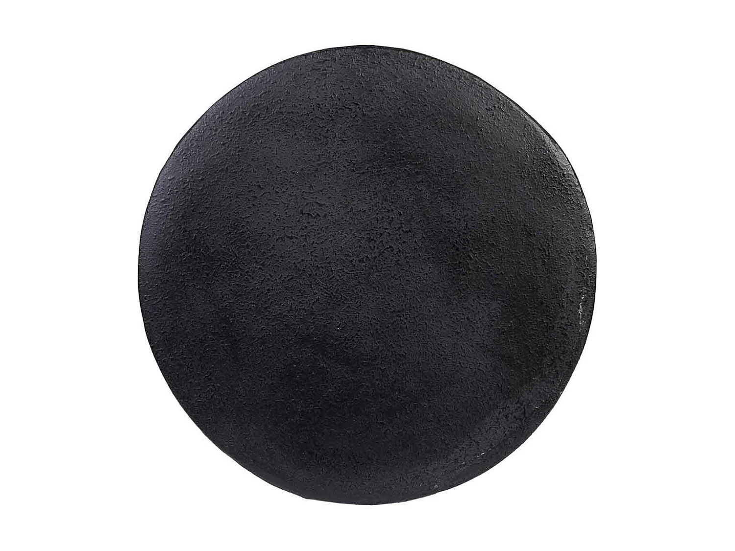 Schwarzer Beistelltisch aus Magnesium, 38x38x46H cm