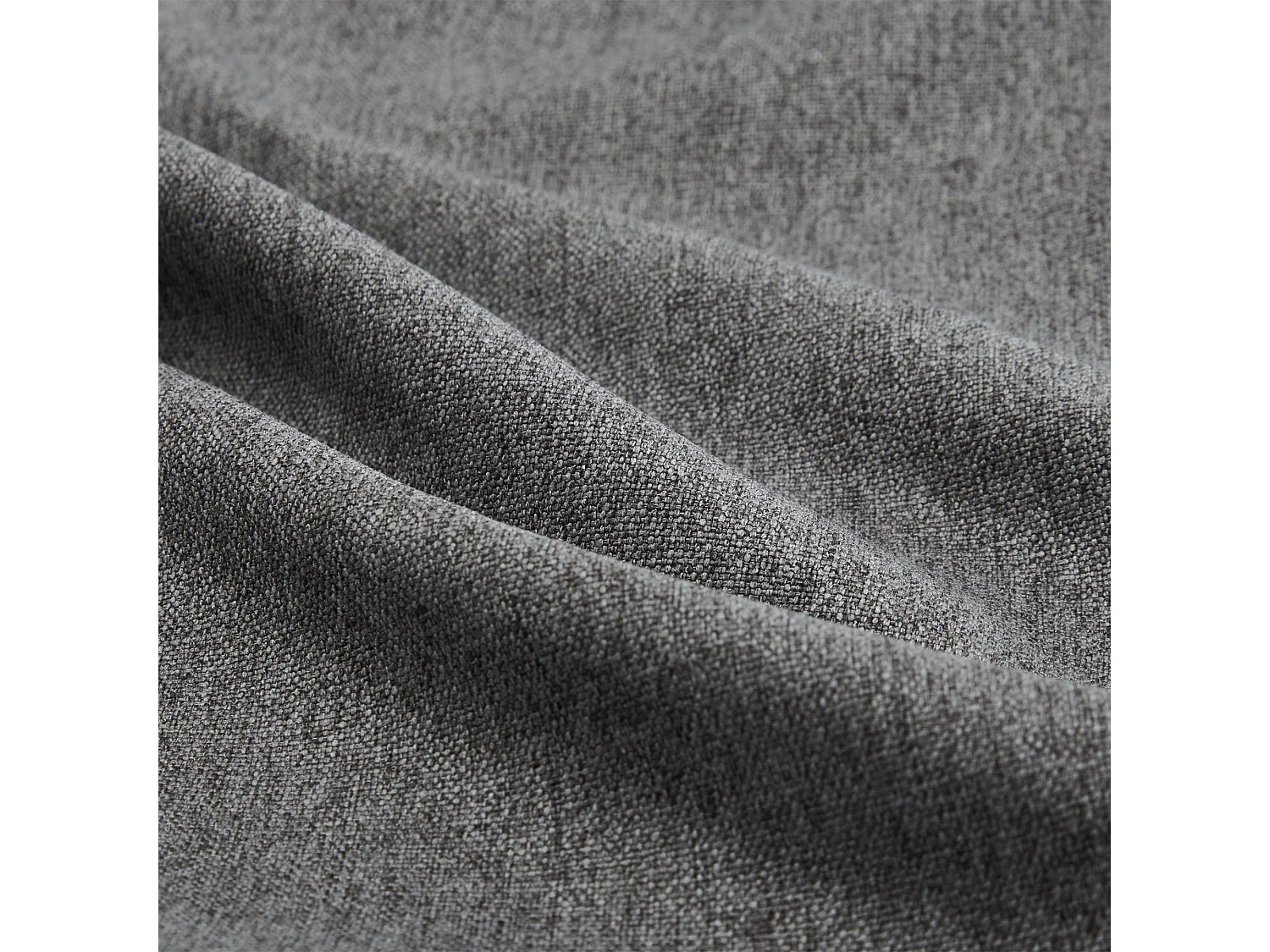 Canapé d'angle convertible 3 places - en tissu lin - avec porte-gobelet de poche - Gris