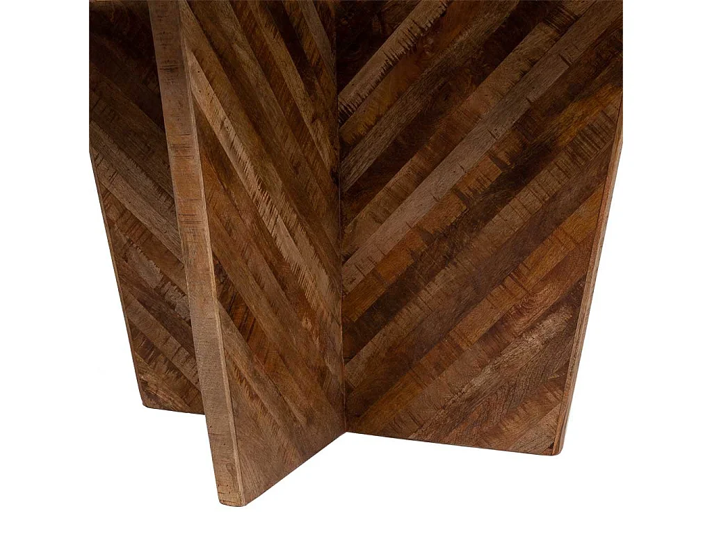 Table ronde en bois 153x153x80