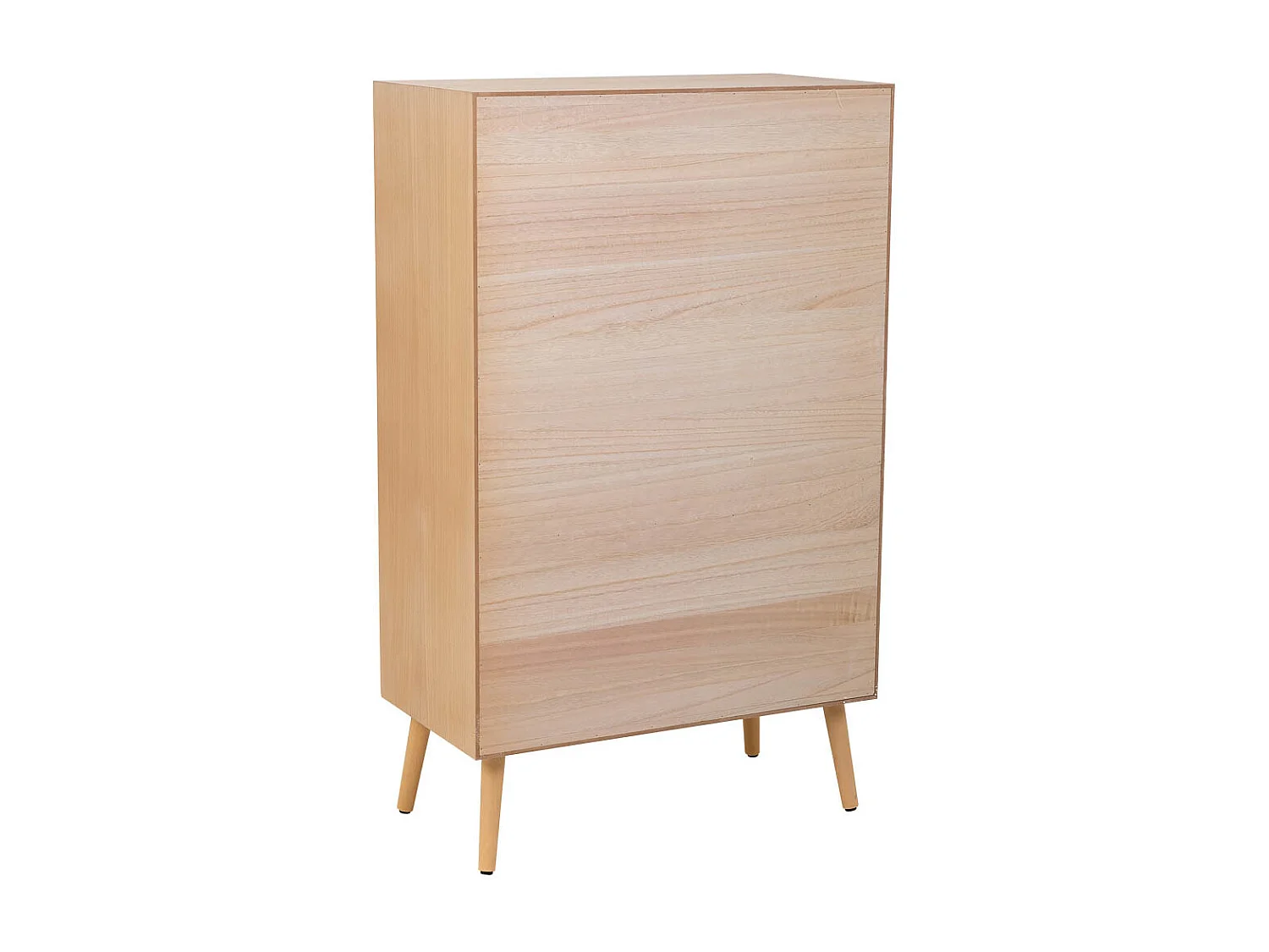 Holzschrank mit 2 braunen Türen 76x42x125