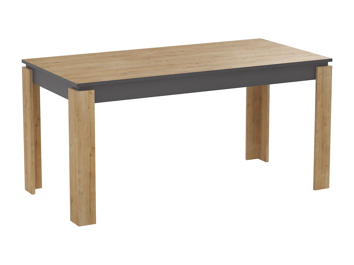 Table à manger, table de repas Manhattan 160 cm