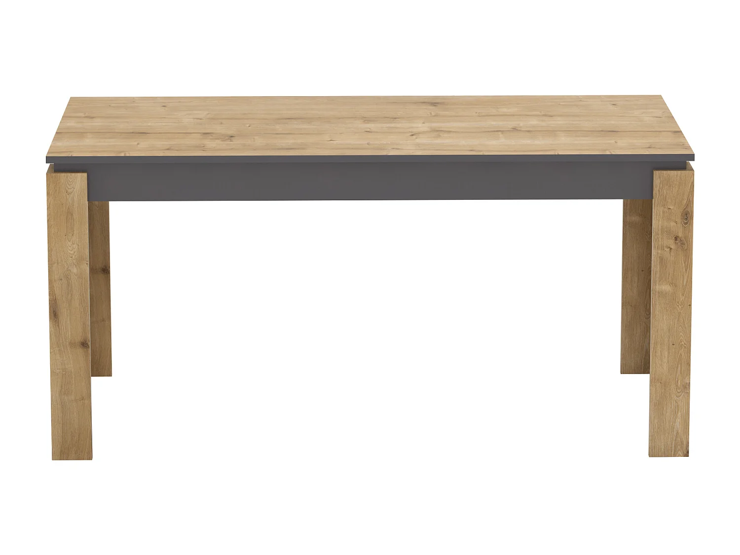 Decorotika Manhattan Rectangular Dining Table for 6 - 80 cm H x 160 cm W x 80 cm D