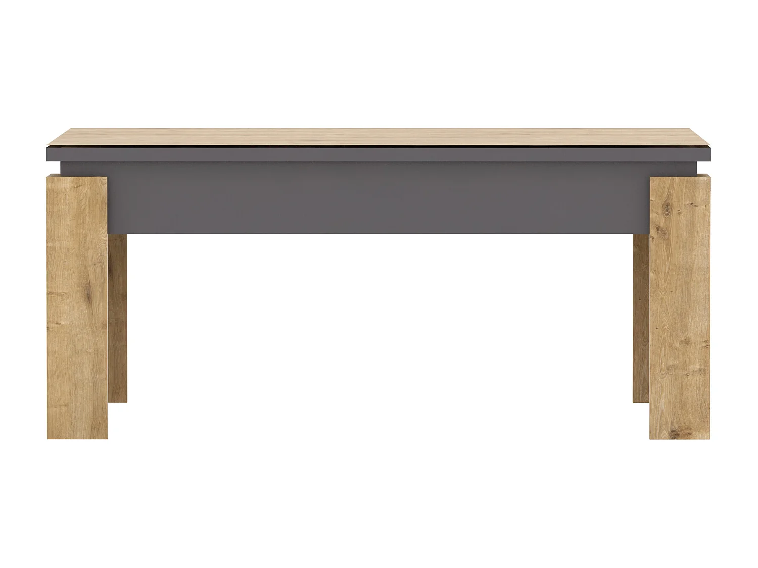 Decorotika Manhattan Rectangular Dining Table for 6 - 80 cm H x 160 cm W x 80 cm D