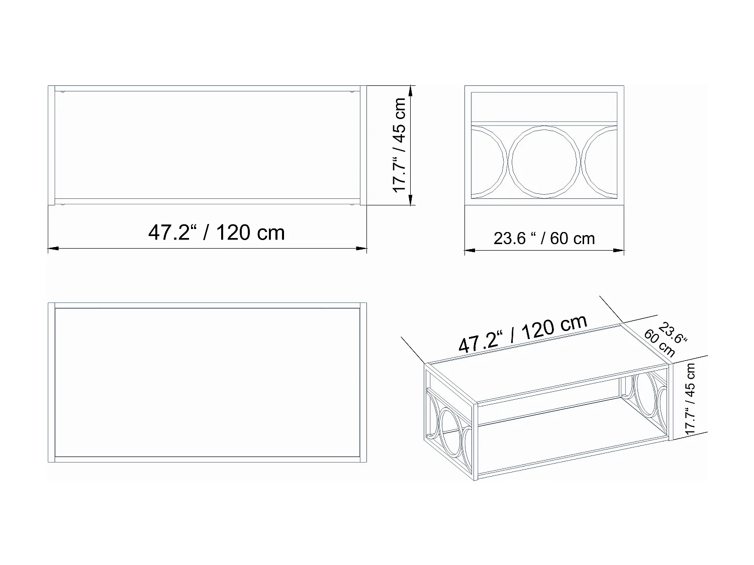 Couchtisch Fredericas