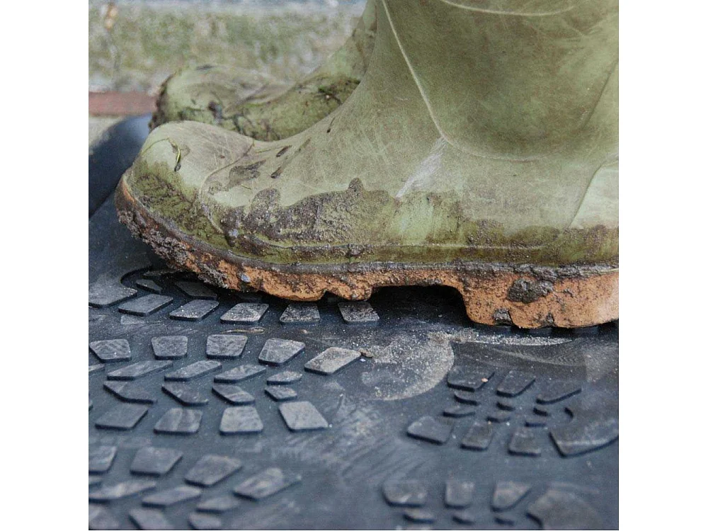 Tapis en caoutchouc dépose chaussures