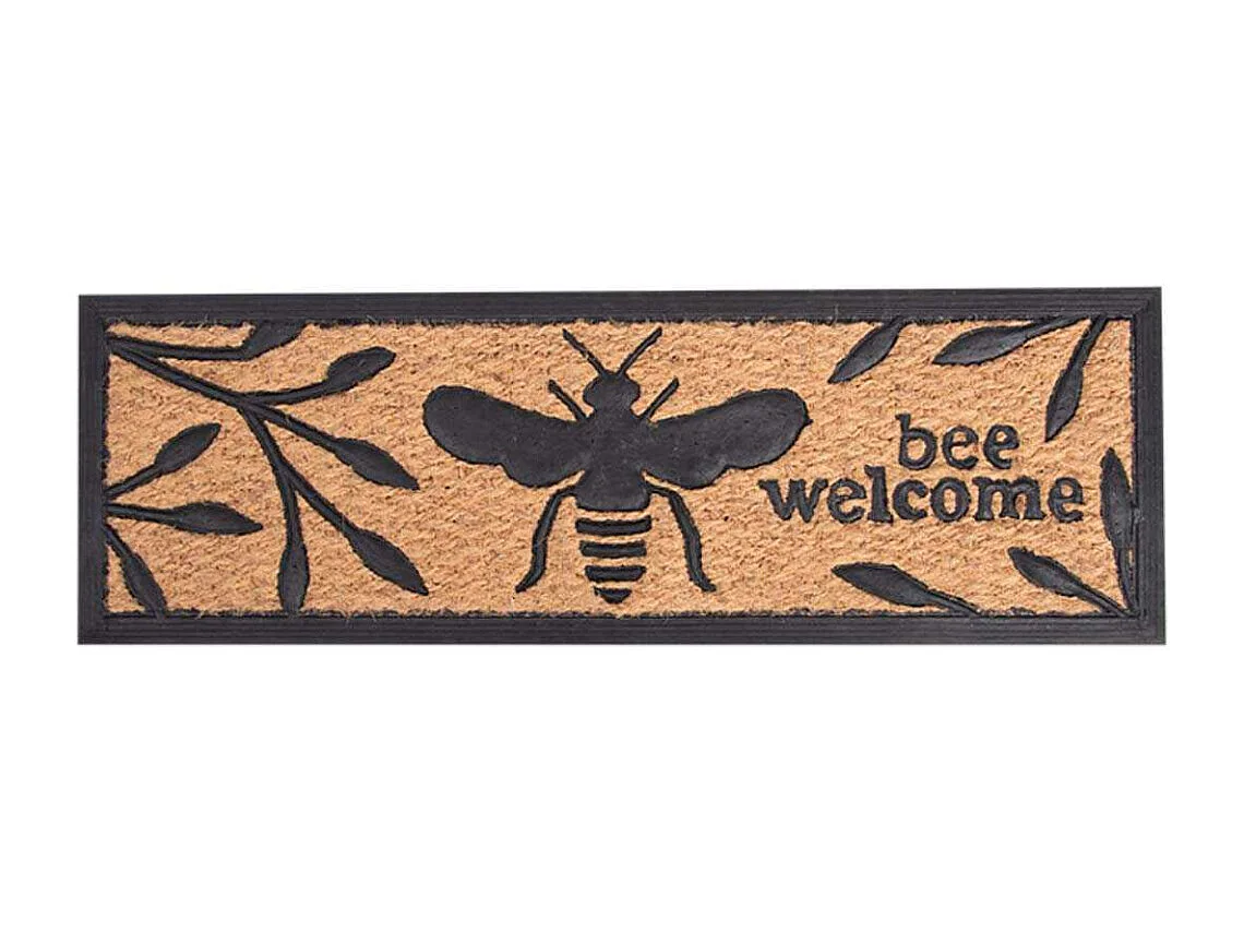 Paillasson en caoutchouc et fibres de coco Abeille