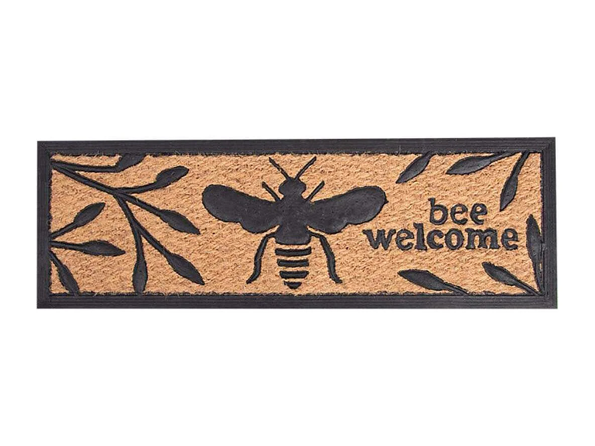 Paillasson en caoutchouc et fibres de coco Abeille