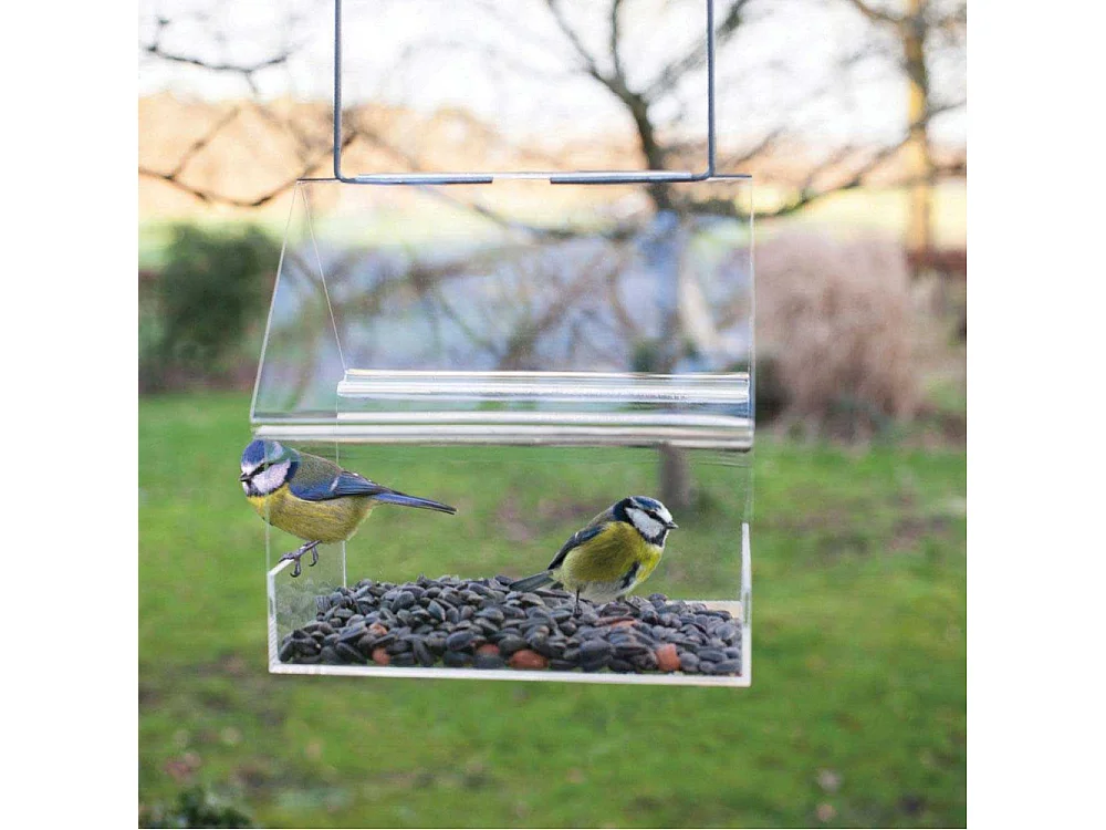 Mangeoire à suspendre en acrylique