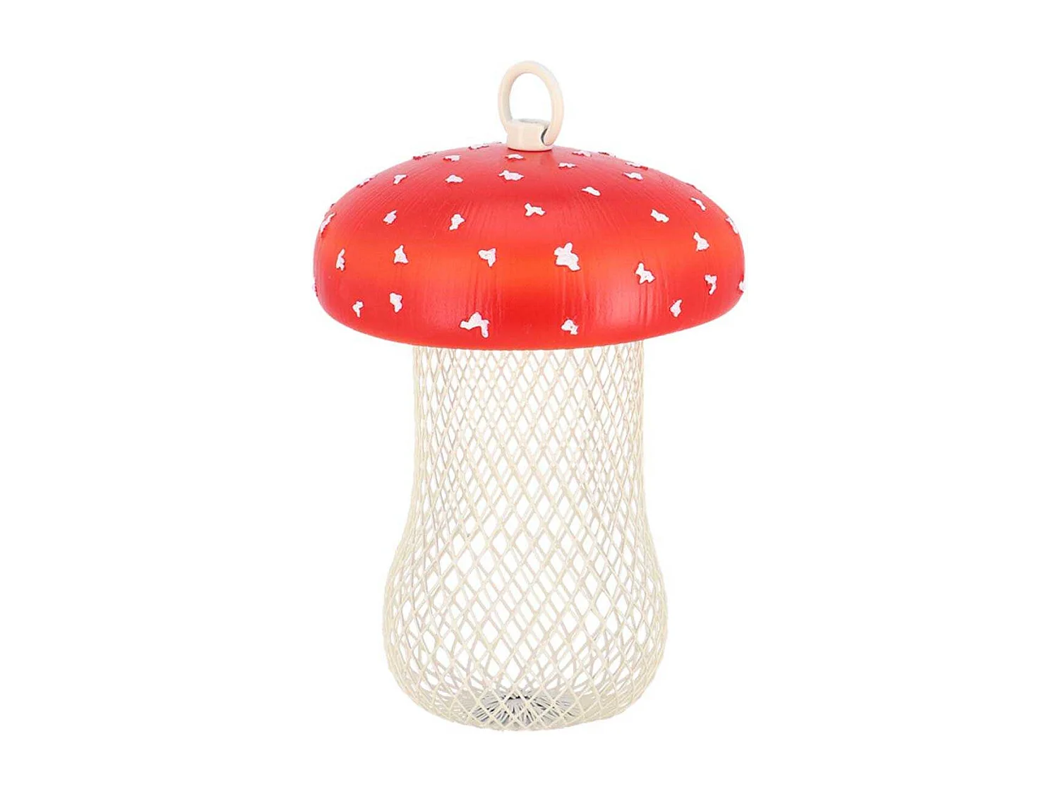 Mangeoire à supendre en forme d'amanite