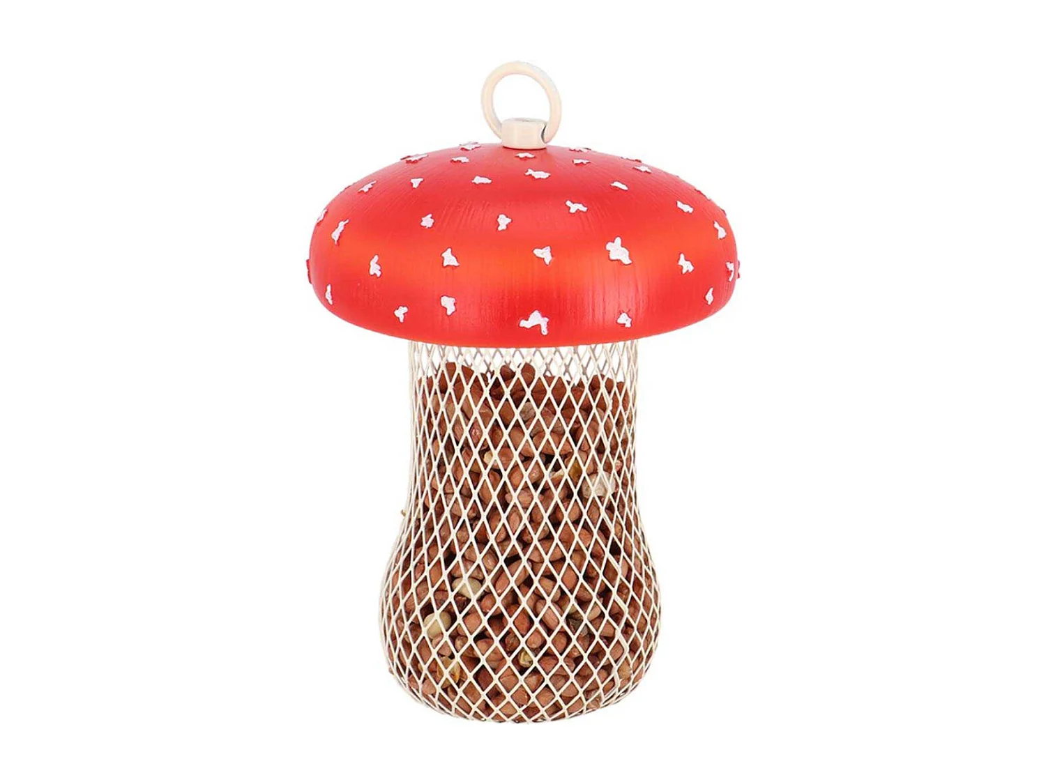 Mangeoire à supendre en forme d'amanite