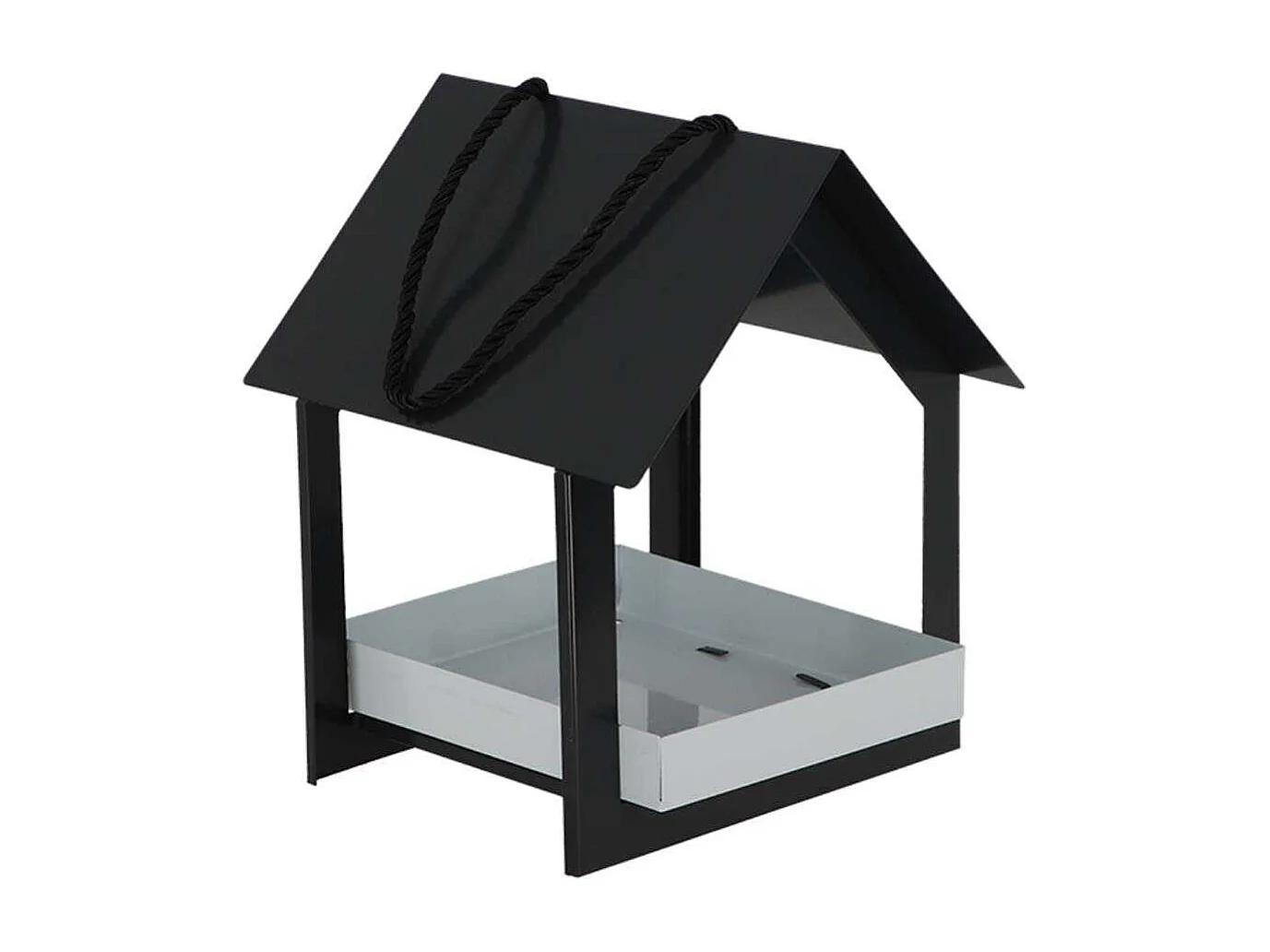 Mangeoire suspendue anthracite/blanc - Esschert Design