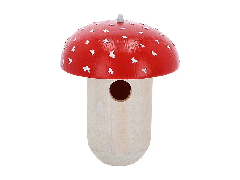 Nichoir en bois Amanite