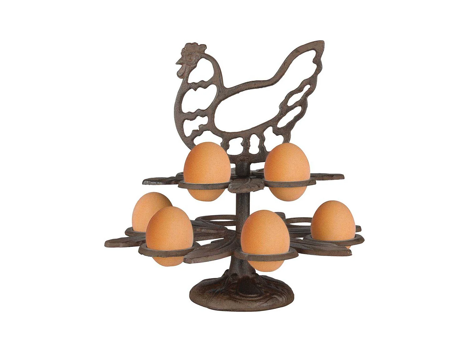 Range oeufs poule en fonte