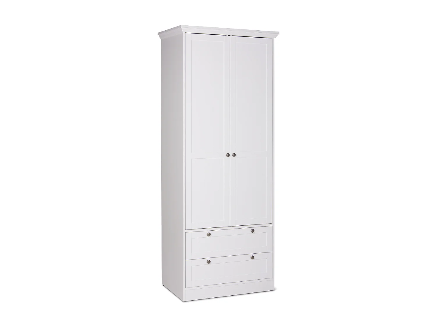 Armoire 2 portes et 2 tiroirs H80 cm - LANDWOOD