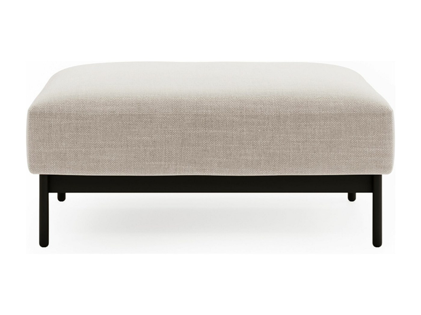 Pouf Beige Morbido – Sgabello Imbottito Rotondo, Perfetto Per Salotto E Camera Da Letto - 4
