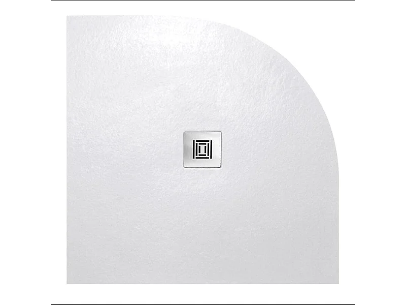 Plato de ducha extraplano semicircular LOGIC  90 x 90 cm