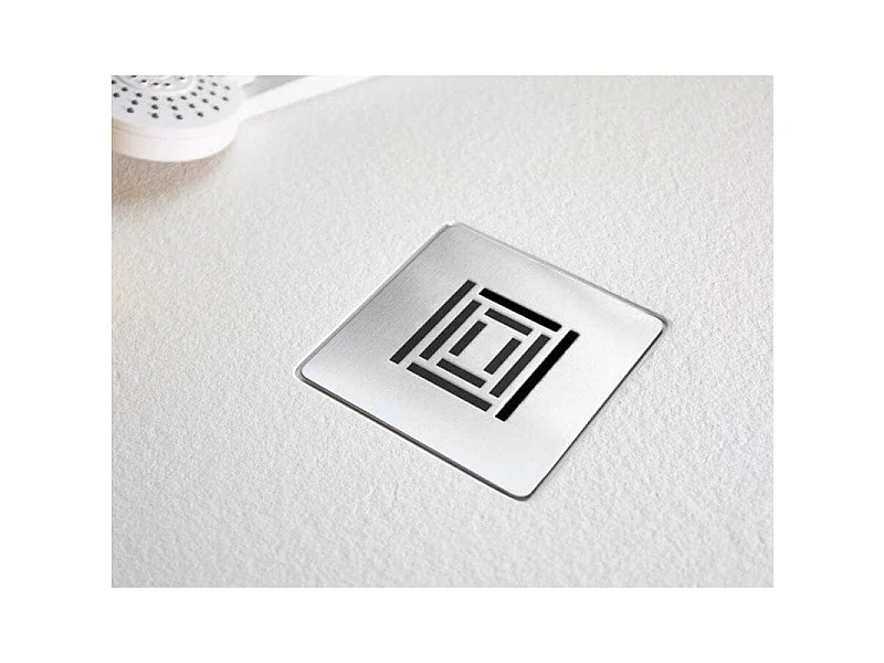 Plato de ducha extraplano semicircular LOGIC  90 x 90 cm