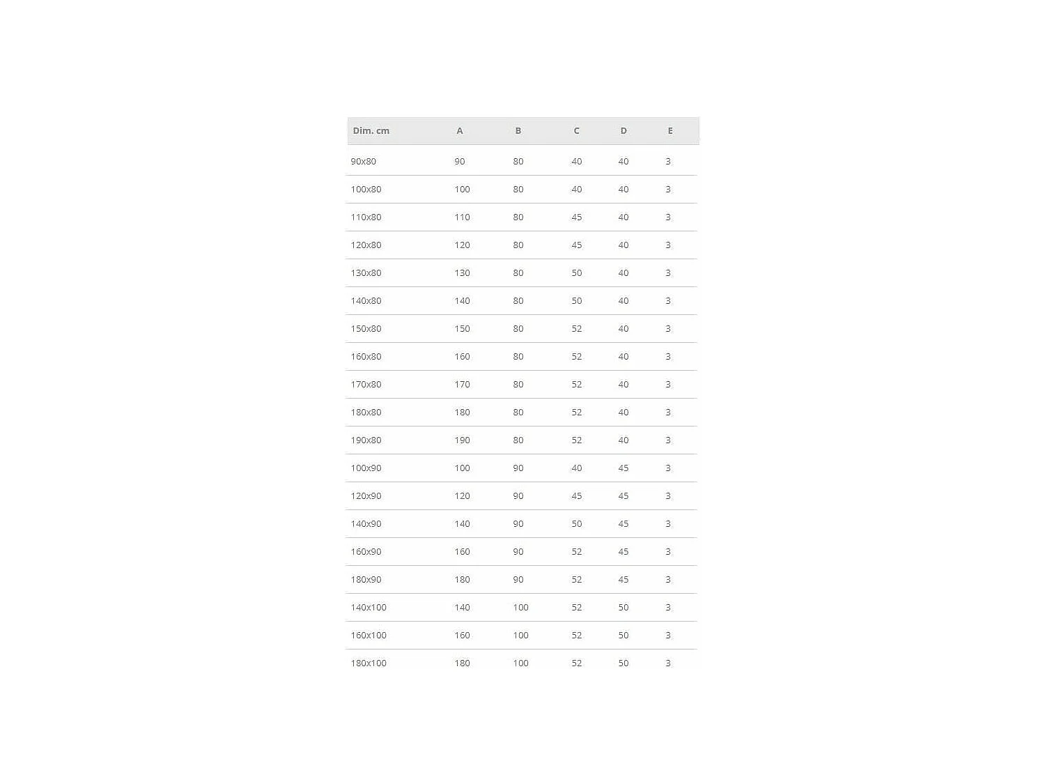 Duschwanne extra flach LOGIC Schieferoptik WEISS 80 x 90 cm