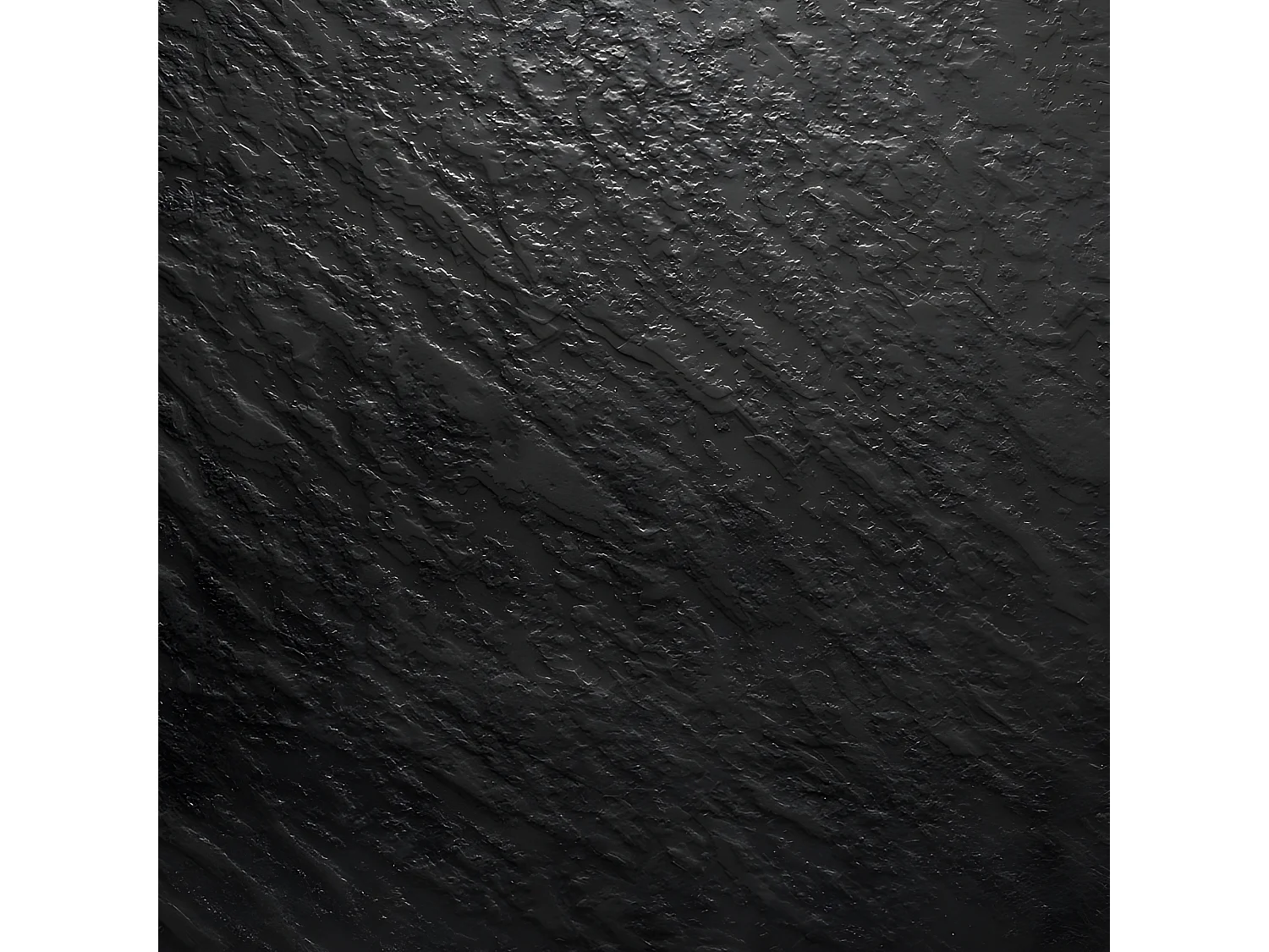 Receveur de douche 90 x 120 cm extra plat SALVI en SoliCast® surface ardoisée noir